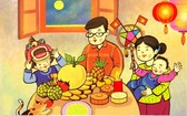 傳統中秋水果餅盤在「中秋團圓」線上展覽活動中重現。（圖由組委會提供）