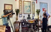 越南電視台拍攝西堤華人文物專題紀錄片