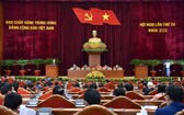 黨十三屆四中全會會議現場。(圖源: 越通社)