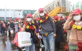 國際遊客抵達富國機場。（圖源：寶安）