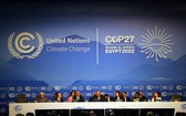 《聯合國氣候變化框架公約》第二十七次締約方大會（COP27）開幕現場。（圖：新華社）