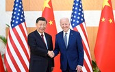 中國國家主席習近平與美國總統拜登。（圖：新華社）