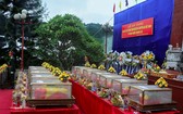 12具烈士骸骨追悼及安葬儀式。（圖片來源：互聯網）