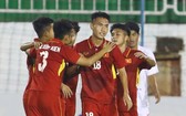 越南U19隊在比賽中。