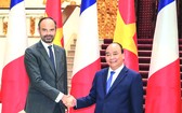 政府總理阮春福歡迎法國總理愛德華。