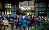 倫敦的谷歌辦事處亦有員工罷工。