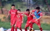越南男子U22足球隊運動員正在培訓。