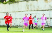 第五郡婦聯會配合郡體育中心舉辦2021年女足球比賽。
