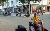 遭劫的越南外貿銀行茶榮沿海市分行。（圖源：互聯網）