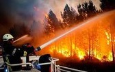 消防員正在全力應對森林火災發生。圖源：互聯網