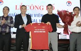 越南國家５人制足球隊主教練亮相儀式現場