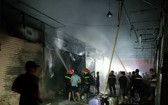 同塔省永盛街市發生火警