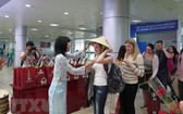 俄羅斯遊客來越南觀光。