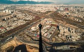 鳥瞰伊朗首都德黑蘭。圖源：互聯網