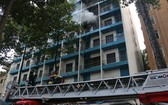 市經濟大學宿舍發生火警。