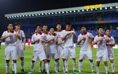 越南U23球員慶祝進球（圖源：互聯網）