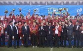  越南男足成功衛冕東運會金牌。