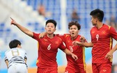   越南球員慶祝進球（圖源：互聯網）