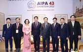 各領導出席第四十三屆東盟議會聯盟大會合影。