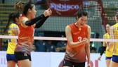 "Song Thúy" Đinh Thị Thúy và Trần Thị Thanh Thúy giờ đây là chỗ dựa của đội tuyển nữ. Ảnh: THIÊN HOÀNG