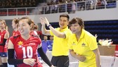 HLV Lê Thị Hiền và Kinhphar Quảng Ninh đặt mục tiêu trụ hạng mùa này.