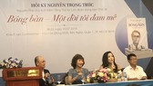 Buổi ra mắt cuốn hồi ký Nguyễn Trọng Trúc "Bóng bàn - Một đời tôi đam mê" sáng 3-7.