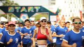 Các VĐV trên đường chạy Việt dã. Ảnh: Anh Trần