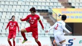 Với cú hatrick trong trận này, Hải Yến tạm dẫn đầu danh sách ghi nhiều bàn thắng. Ảnh: Anh Trần