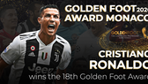 Cristiano Ronaldo nhận giải thưởng "Bàn chân vàng 2020".