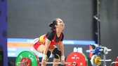 Lực sĩ Vương Thị Huyền thi đấu ở hạng cân 49kg nữ không phải sở trường.