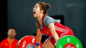 Nữ lực sĩ Hoàng Thị Duyên hiện xếp thứ 10 thế giới ở hạng cân 59kg nữ.