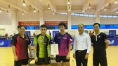 Hai tay vợt giành HCV đôi nam tại SEA Games 30-2019 nhận thưởng sau 2 năm. Ảnh: MINH CHIẾN
