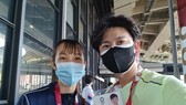 Chuyên gia Hàn Quốc và Kim Tuyền tại Olympic Tokyo 2020. Ảnh: T.S
