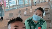 Tuyết Loan và Ngọc Hùng. Ảnh: HÙNG HẢI