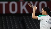 Tay vợt Nguyễn Thuỳ Linh liên tục thi đấu nội bộ với các đồng nghiệp nam sau Olympic.