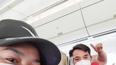 VĐV Nguyễn Thị Hải, Cao Ngọc Hùng đã an tâm về nhà tại TPHCM. Ảnh: H.H