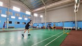 Đội tuyển cầu lông TPHCM tập luyện tại Nhà tập Tao Đàn. Ảnh: PHÚC NGUYỄN