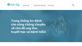 Giao diện trang thông tin buoctiep.vn