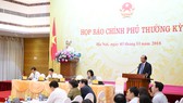 Họp báo Chính phủ tối 3-11