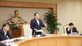 Phó Thủ tướng Vương Đình Huệ chỉ đạo về điều hành giá. Ảnh: VGP