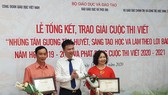 Trao giải cho tập thể, cá nhân có tác phẩm xuất sắc