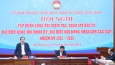 Hội nghị trực tuyến tập huấn công tác kiểm tra, giám sát bầu cử