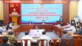 Hội nghị trực tuyến tập huấn công tác kiểm tra, giám sát bầu cử ngày 23-2