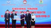 Tiếp nhận ủng hộ phòng, chống dịch Covid-19