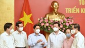 Thủ tướng chủ trì hội nghị toàn quốc tổng kết năm học 2020-2021 và triển khai nhiệm vụ năm học 2021-2022. Ảnh: VIẾT CHUNG
