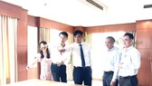 Phó Chủ tịch UBND TPHCM Lê Hòa Bình thăm, chúc tết các cơ quan, đơn vị