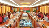 Quang cảnh kỳ họp thứ 5 của Ủy ban Kiểm tra Trung ương. Ảnh: UBKTTW