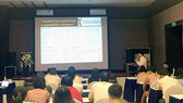 The recent international conference on biomedical research organized by the Institute of Big Data under Vintech in Hanoi attracted many Vietnamese Americans. Photo by D.L