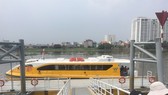 A water bus on the Sai Gon River in Ho Chi Minh City. (Photo: VNA)