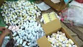 Fake drugs seized in the case (Photo: SGGP)